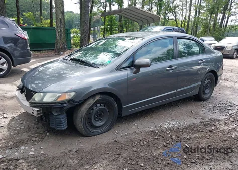 2010 Honda Civic Lx from USA, damaged, VIN 2HGFA1F57AH331687
